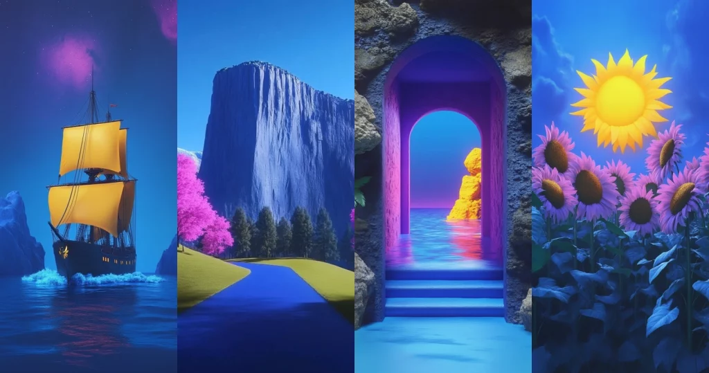 Bright Contrast Illuminations - Midjourney style sref code