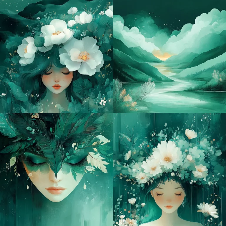 Lush Verdant Serenity - Midjourney style sref code