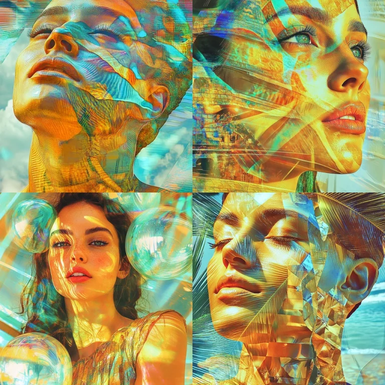 Colorful Prism Effect - Midjourney style sref code