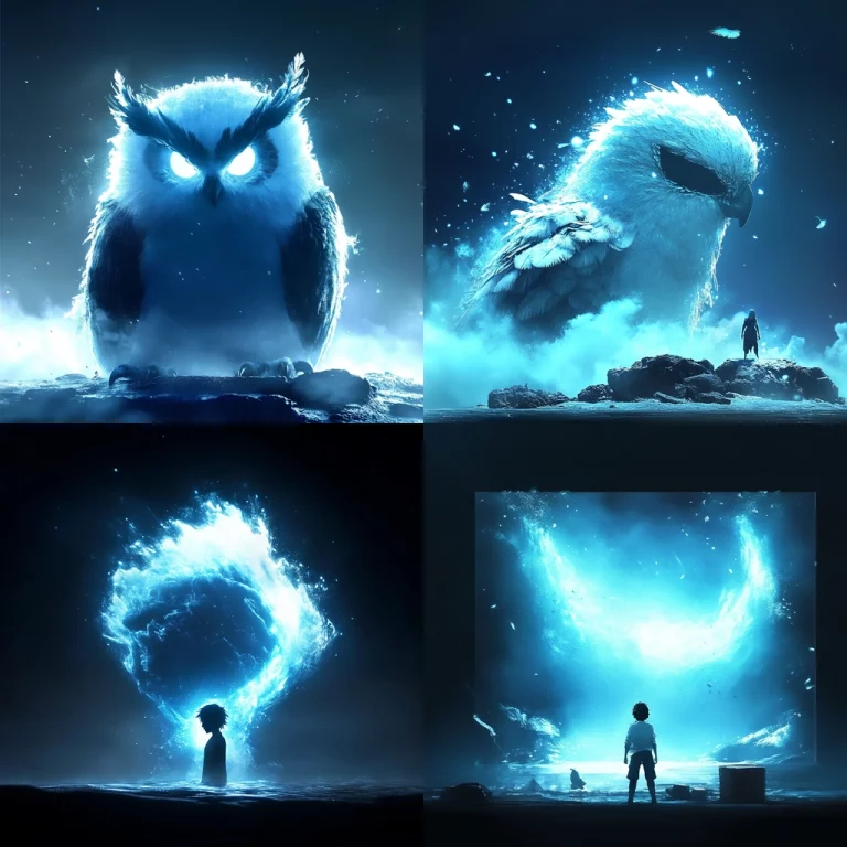 Luminous Blue Surreal - Midjourney style sref code