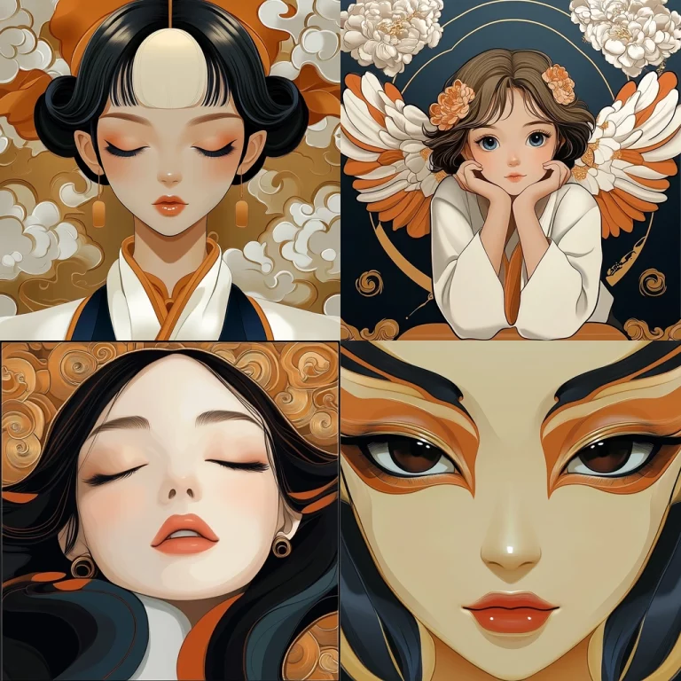 Ornamental Line Flow - Midjourney style sref code