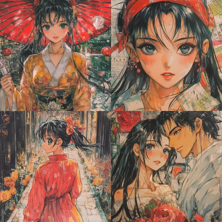 Vibrant Watercolor Illustration - Midjourney style sref code