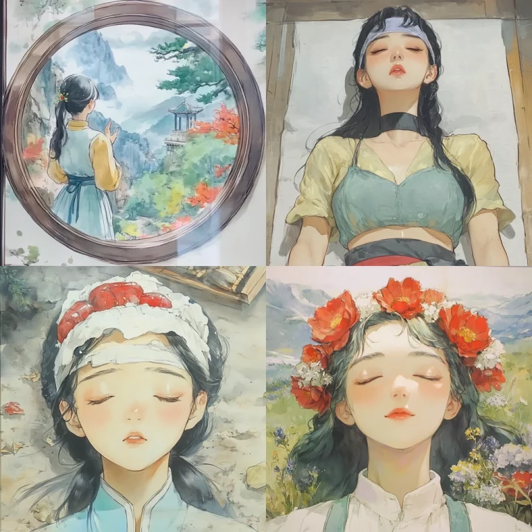 Pastel Ink Scenic Realism - Midjourney style sref code