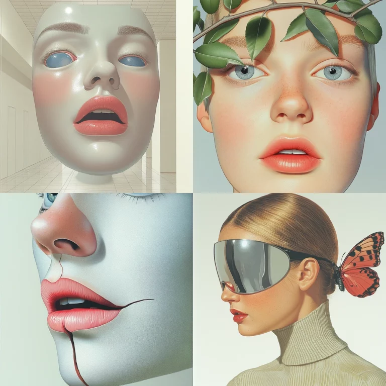 Muted Pastel Minimalism - Midjourney style sref code