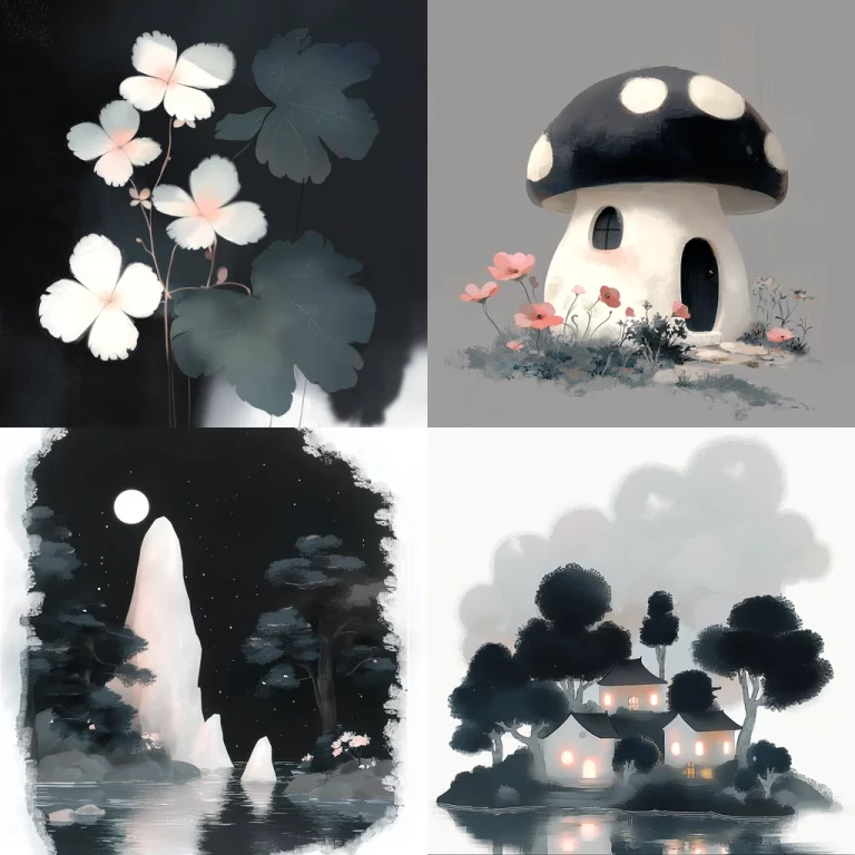 Soft Monochrome Illumination - Midjourney style sref code