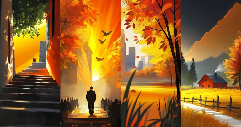 Vivid Sunset Glow - Midjourney style sref code