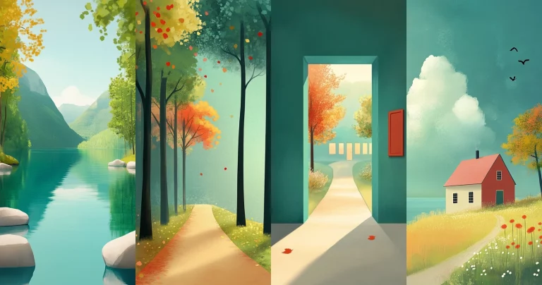 Pastel Nature Harmony - Midjourney style sref code