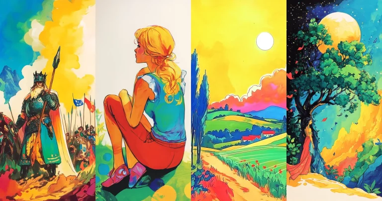 Vivid Chromatic Fantasy - Midjourney style sref code