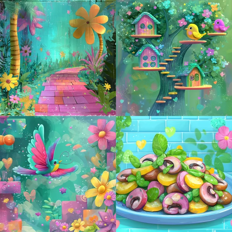 Vivid Floral Dreamscape - Midjourney style sref code 