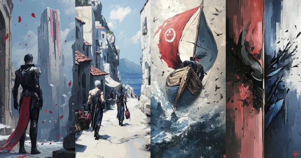 Dynamic Brushstroke Realism - Midjourney style sref code