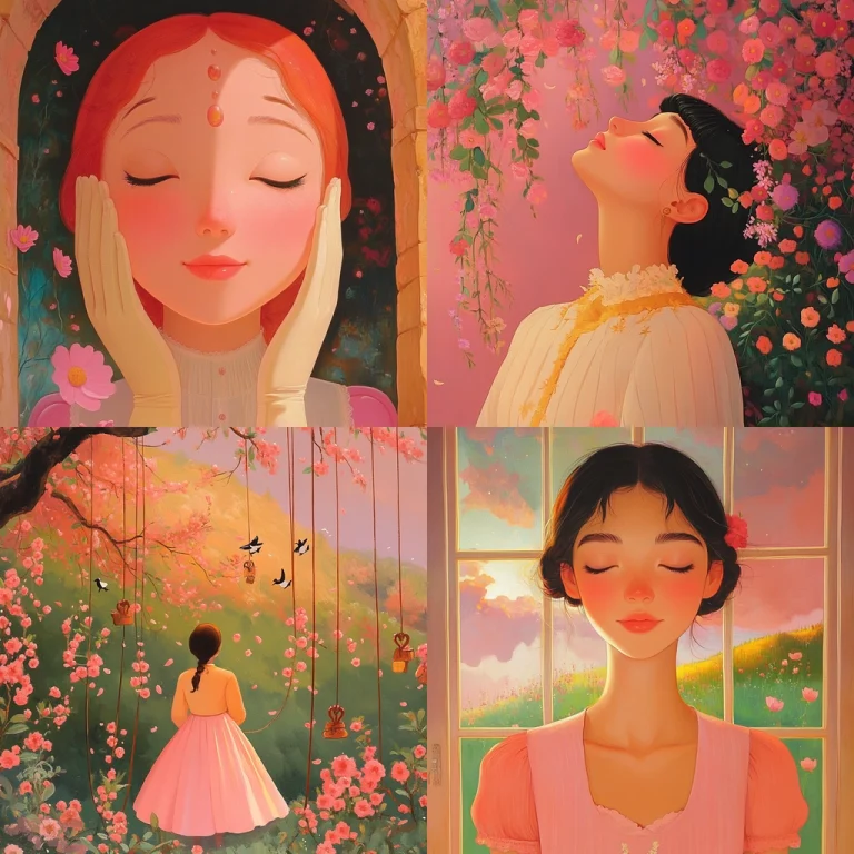 Soft Pastel Dreamscapes - Midjourney style sref code