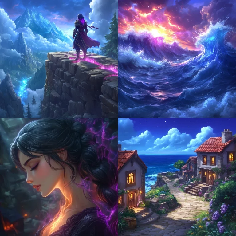 Vibrant Fantasy Realism - Midjourney style sref code 