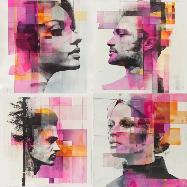 Geometric Color Blocks - Midjourney style sref code