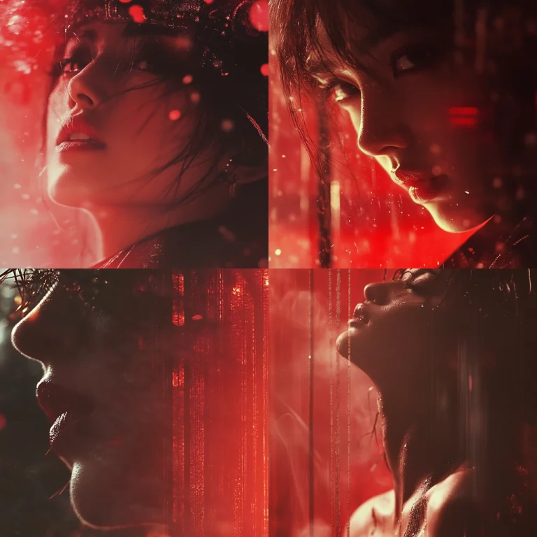 Vibrant Red Luminosity - Midjourney style sref code