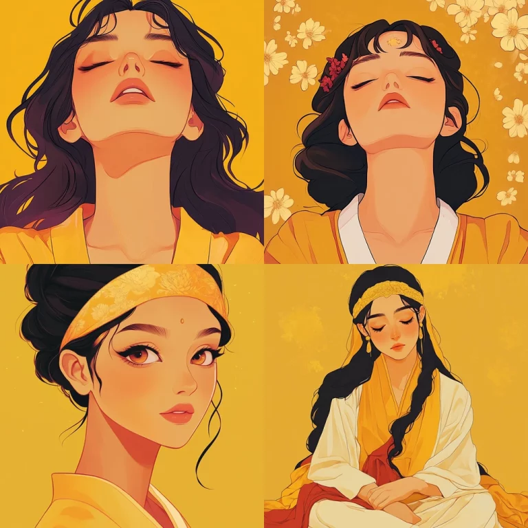 Warm Toned Illustration - Midjourney style sref code