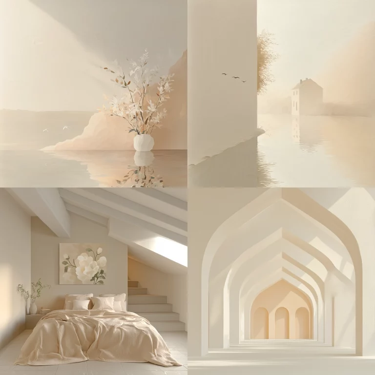 Soft Beige Illumination - Midjourney style sref code