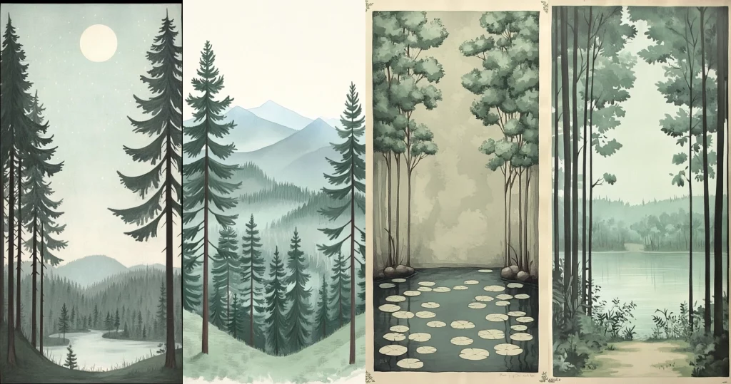 Cool Earth Tones - Midjourney style sref code