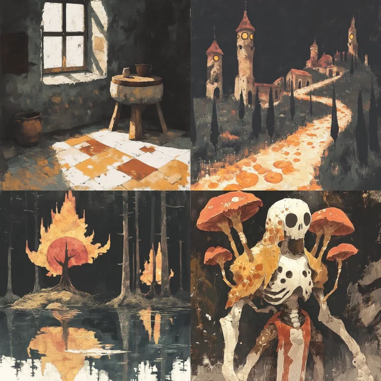 Textured Abstract Illumination - Midjourney style sref code