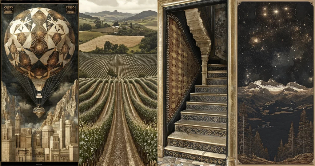 Textured Sepia Earth Tones - Midjourney style sref code