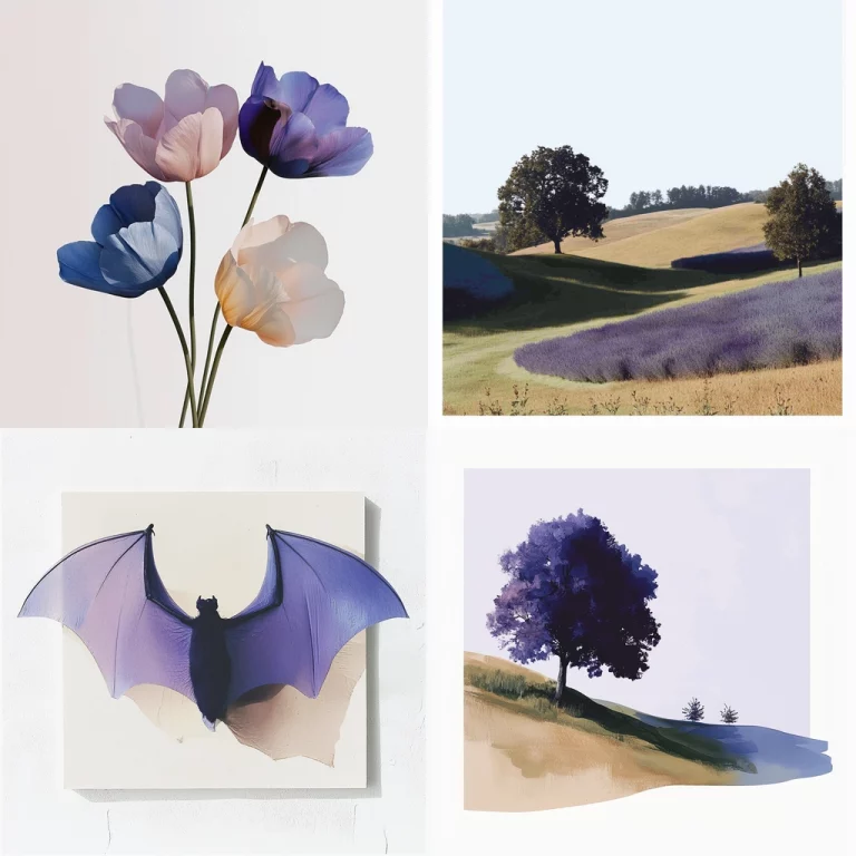 Violet Pastel Modernism - Midjourney style sref code