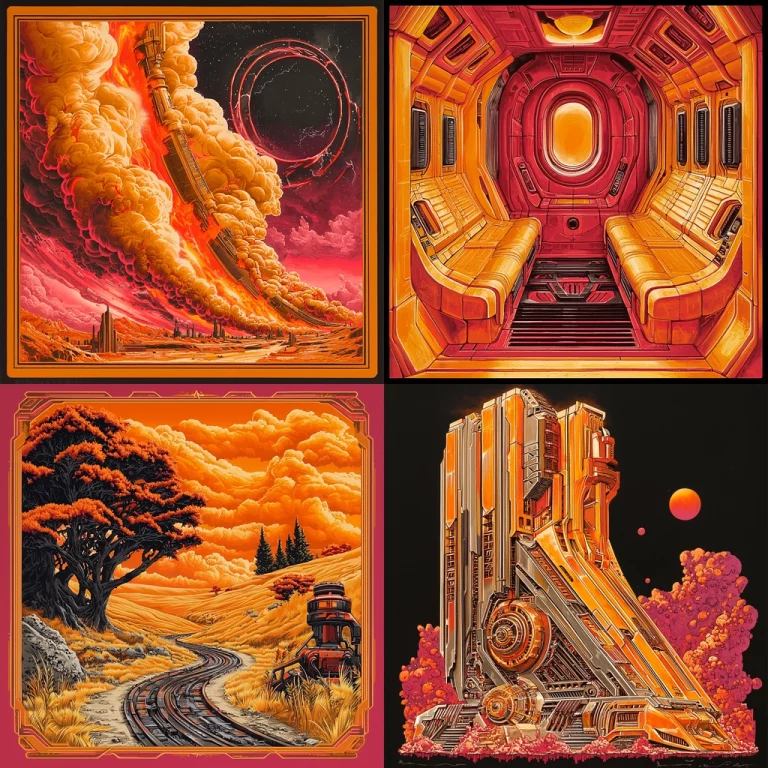 Vivid Retro Futurism - Midjourney style sref code