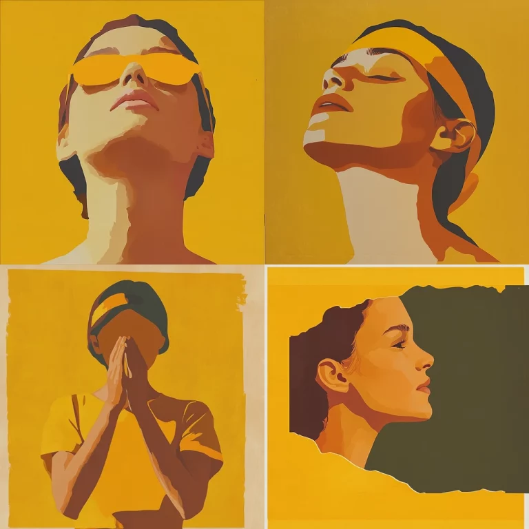 Bold Flattened Color Contrast - Midjourney style sref code