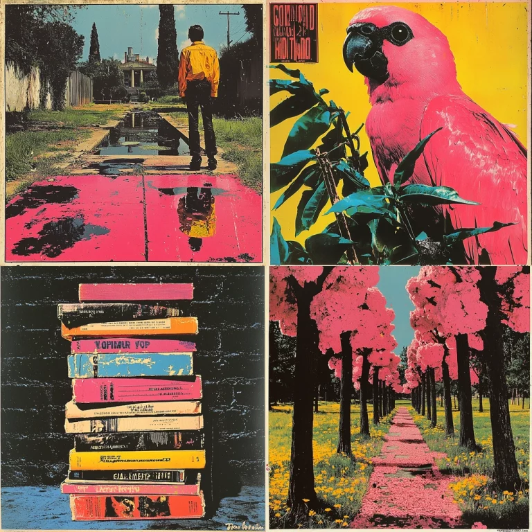 Retro Neon Contrast - Midjourney style sref code