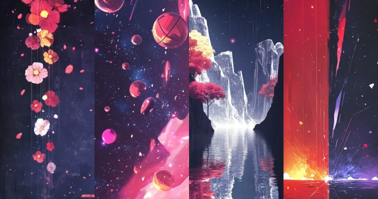 Vivid Cosmic Landscapes - Midjourney style sref code