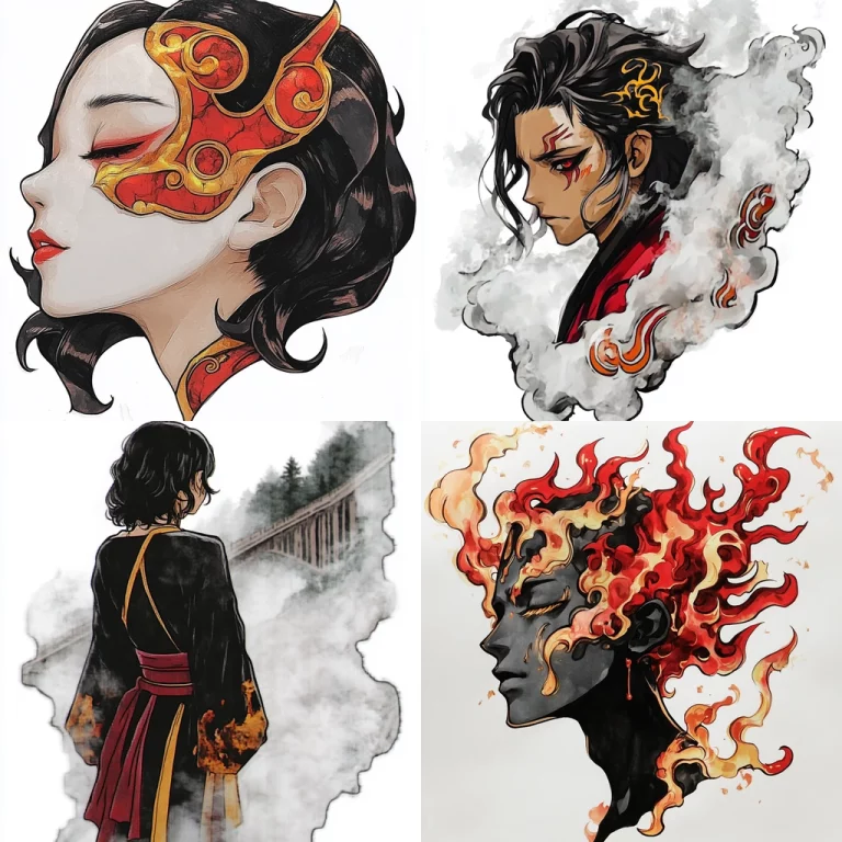 Smoke and Flame Fusion - Midjourney style sref code