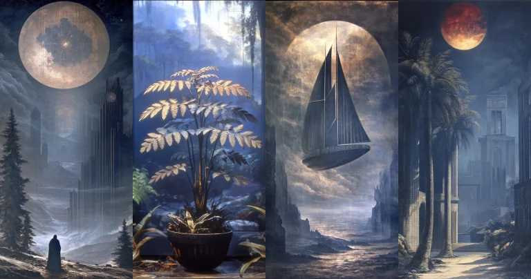 Monochrome Surreal Realism - Midjourney style sref code