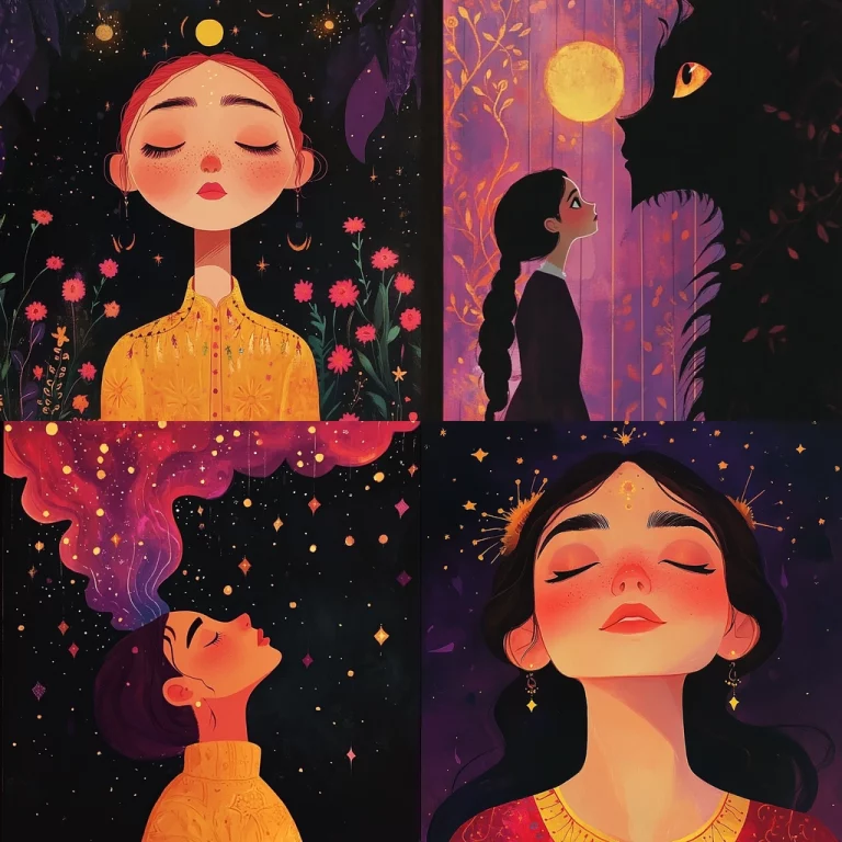 Vivid Celestial Contrast - Midjourney style sref code