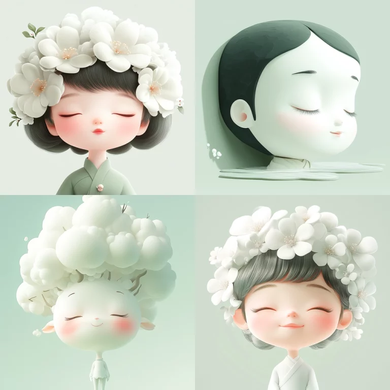 Soft Pastel Floral Fusion - Midjourney style sref code