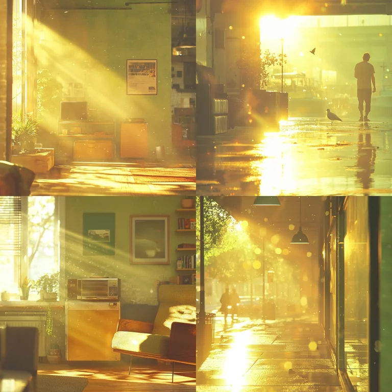 Golden Light Impression - Midjourney style sref code