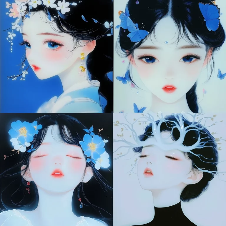 Delicate Floral Composition - Midjourney style sref code