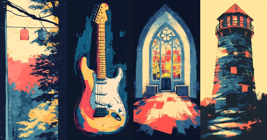 Vibrant Contrast with Shadow - Midjourney style sref code