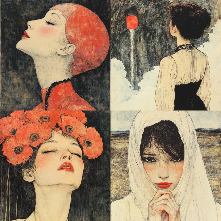 Textured Retro Aesthetics - Midjourney style sref code