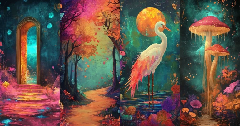 Vibrant Color Dreamscape - Midjourney style sref code