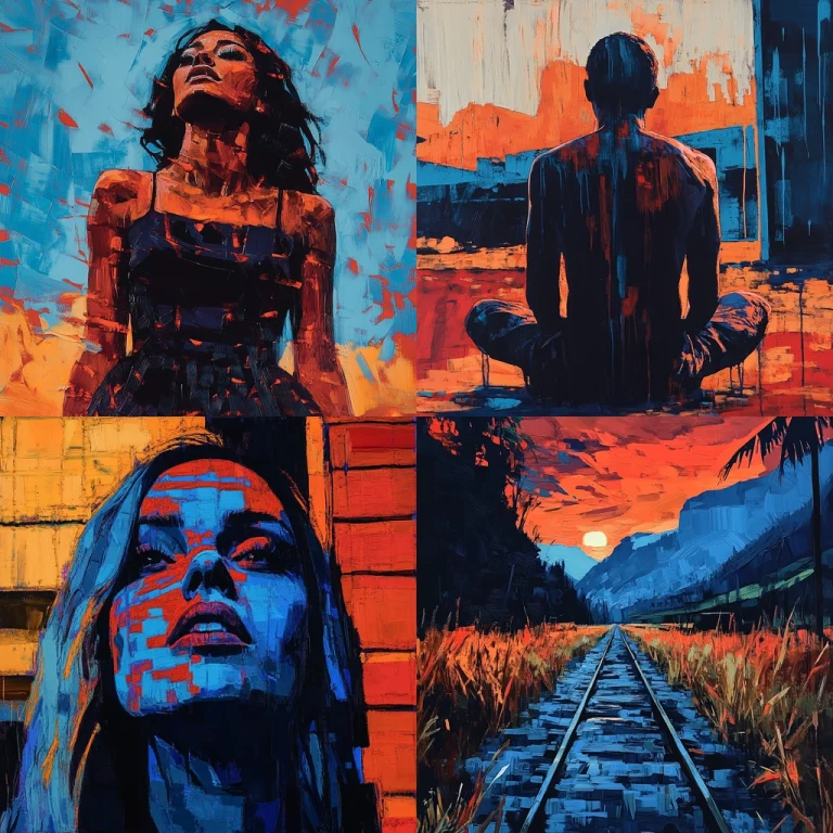 Vibrant Urban Contrasts - Midjourney style sref code