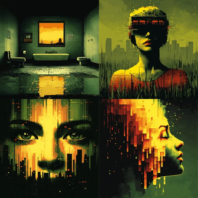 Diffused Pixel Lighting - Midjourney style sref code