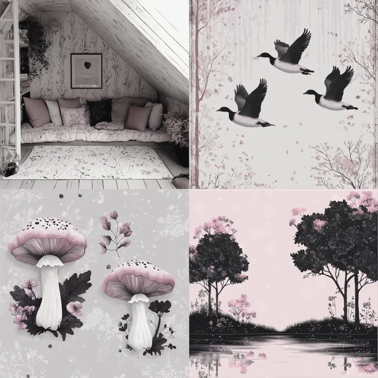 Pastel Monochrome with Pink Accents - Midjourney style sref code