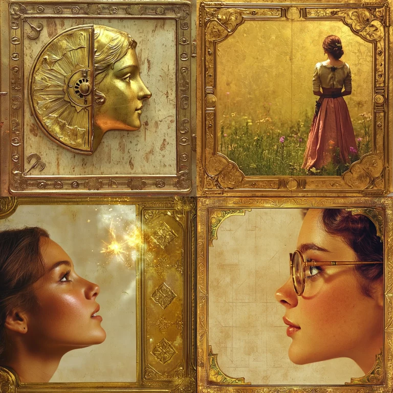 Golden Textured Elegance - Midjourney style sref code