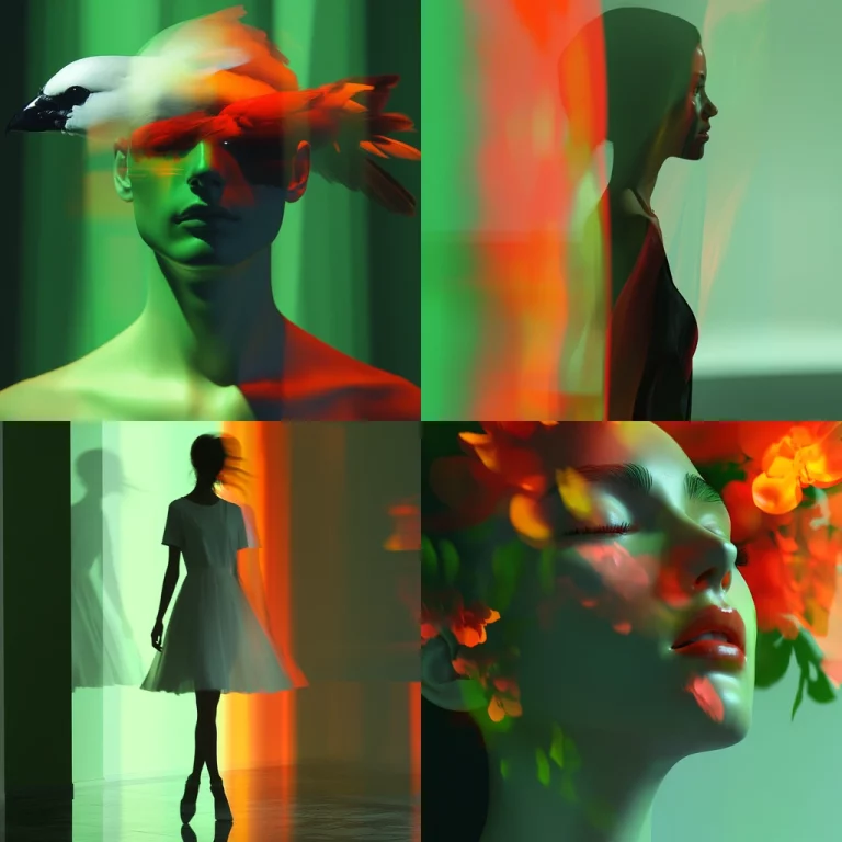 Vibrant Gradient Illumination - Midjourney style sref code