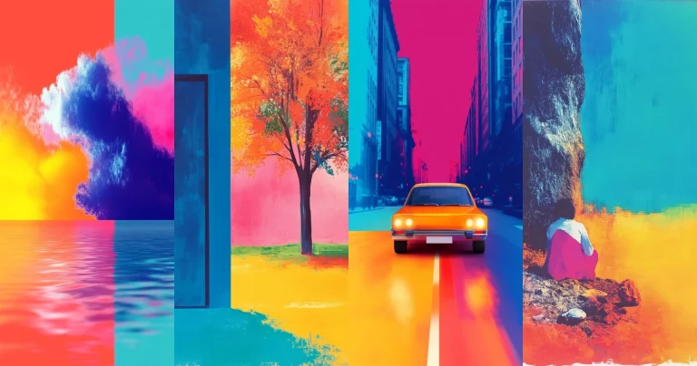 Vibrant Gradient Dreams - Midjourney style sref code