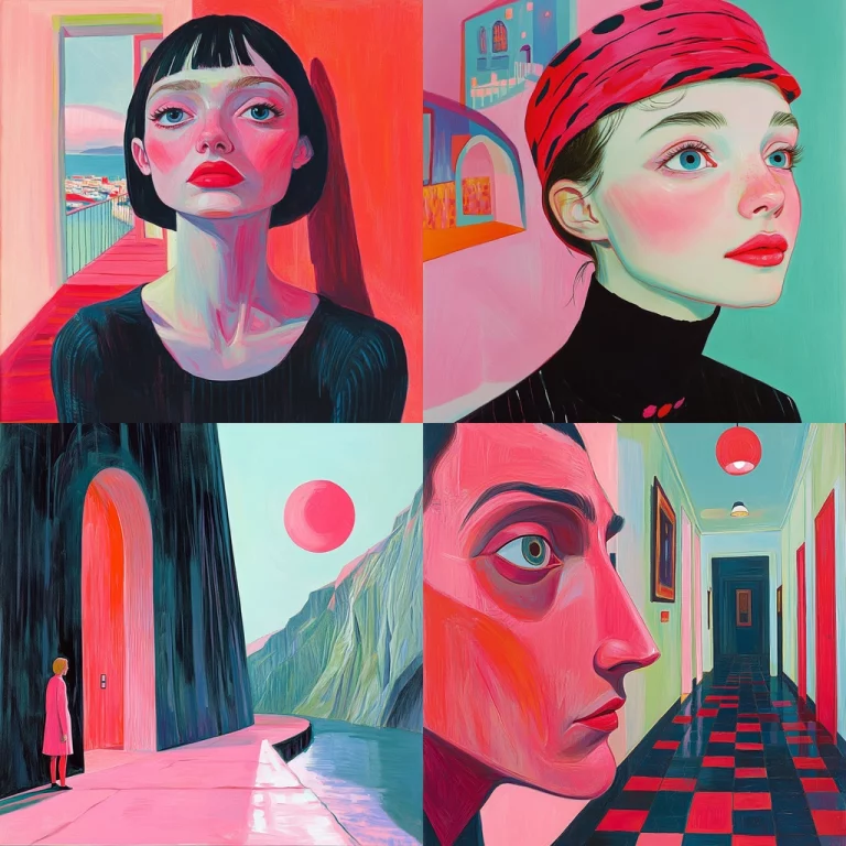 Vivid Contrasting Composition - Midjourney style sref code