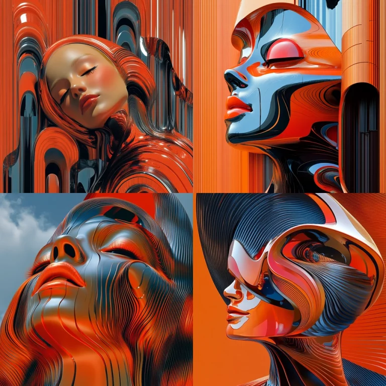 Vibrant Flowing Patterns - Midjourney style sref code