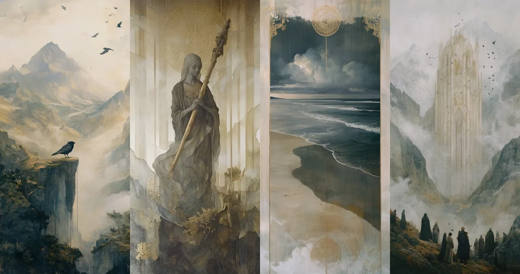 Ethereal Light and Earthy Tones - Midjourney style sref code