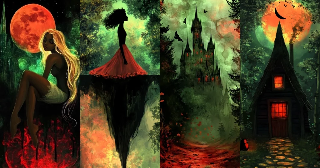 Dark Vibrant Imagery - Midjourney style sref code