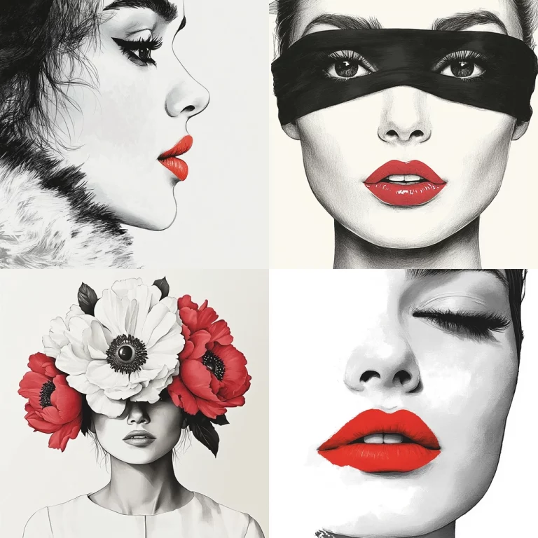 Black and White Contrast - Midjourney style sref code