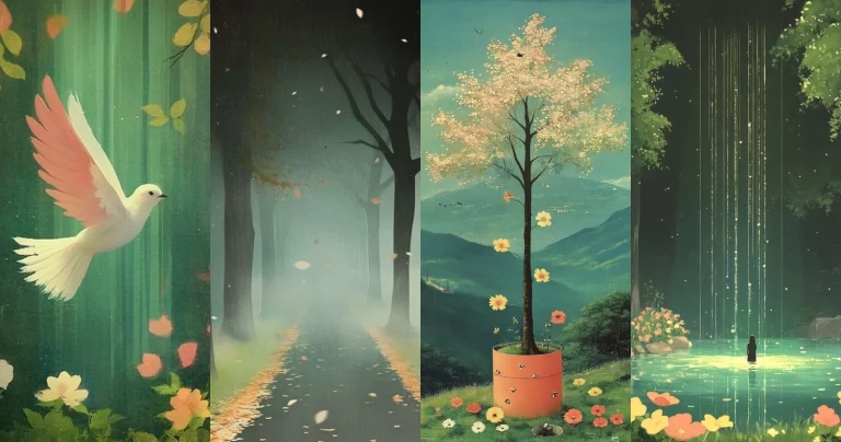 Pastel Fantasy Landscape Glow - Midjourney style sref code