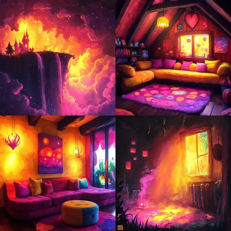 Vibrant Cozy Glow - Midjourney style sref code